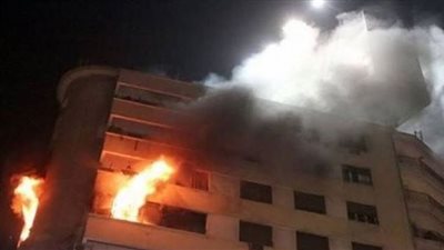 طالب يشعل النار في شقة جارته