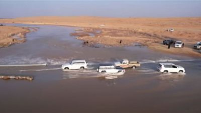 الفيضانات تغمر وادي الرمّة في السعودية بعد الجفاف (شاهد)