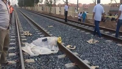 مصرع مسن علي قضبان قطار في العصافرة بالإسكندرية