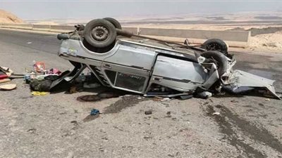 إصابة 5 أشخاص في انقلاب سيارة بالشرقية