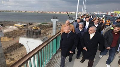 وزير النقل يتفقد المرحلة الثانية من تطوير الطريق الدائري