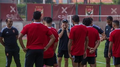 تدريبات متنوعة لـ الأهلي استعدادًا لـ سموحة في الكأس