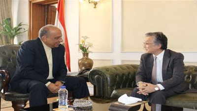 مباحثات مصرية يابانية بين السفير والوزير