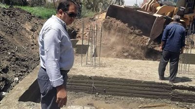 إزالة التعديات المخالفة بإطسا في الفيوم