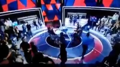 الجيش اللبناني يتدخل لفض اشتباكات في برنامج تلفزيوني .. شاهد