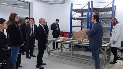 متحف الحضارة يستقبل وفدًا من جمهورية سنغافورة
