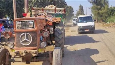 مصرع طفل تحت مقطورة جرار زراعي بالمنوفية