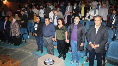 خالد جلال يشهد عرض حلم جميل لسامح حسين (صور)