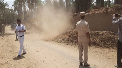 إزالة 29 حالة تعدي على مساحة 2615 متر بأسيوط