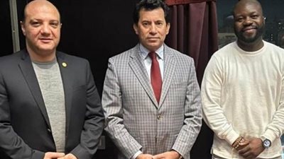 وزير الرياضة يلتقي برئيس اللجنة الفنية للباركور بالقاهرة