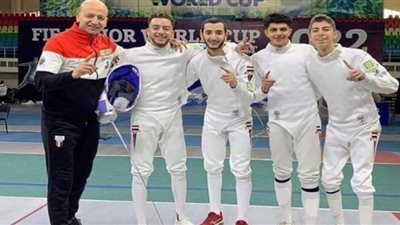 مصر تحصد ثلاث ذهبيات جديدة في منافسات الفرق بالبطولة العربية للسلاح