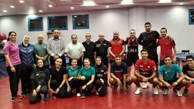 منتخب تنس الطاولة يختتم تدريباته استعدادا لبطولة أفريقيا