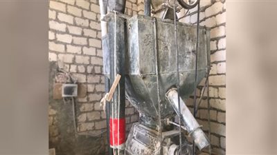 ضبط مصنع لطحن الحجارة ودقيق مدعم بالمنيا
