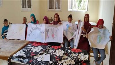 مشروع مسابقة في فن رسم الكاركاتير بقنا