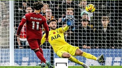 محمد صلاح يضاعف أهدافه أمام توتنهام بالهدف الثاني