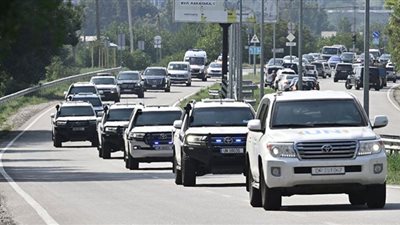 بعثة وكالة الطاقة الذرية تصل محطة زابوريجيا الأوكرانية