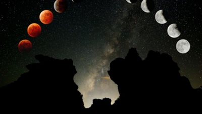 العالم يشهد آخر خسوف قمري كامل لمدة ثلاث سنوات.. غدًا