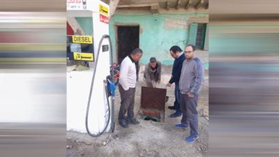 السيطرة على تسريب خط سولار في بنى سويف