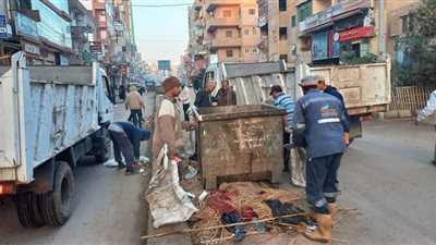 كفر الشيخ: رفع 2001 طن مخلفات ب 14 مركزًا ومدينة