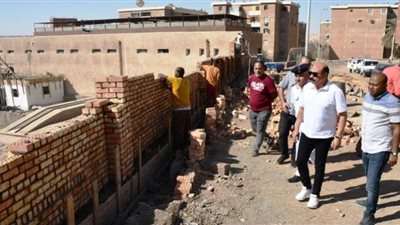 محافظ أسوان يتفقد ساحة التخريد بأبو الريش