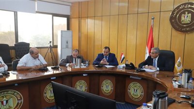 وزير القوى العاملة يلتقي العاملين بصندوق إعانات الطوارئ