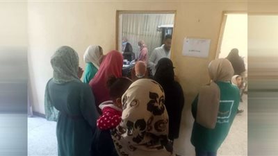 قافلة طبية لقرية الفردان بالإسماعيلية للكشف على 406 مواطن بالمجان