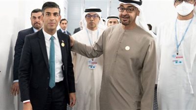 محمد بن زايد يبحث مع رئيس الوزراء البريطاني الوضع في إيران