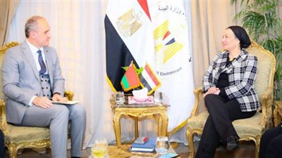 وزيرة البيئة تناقش مع سفير بيلاروسيا تعزيز التعاون الثنائي في الاستثمار البيئي