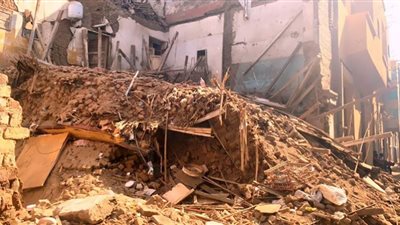 مصرع شخص تحت أنقاض منزل ببنها