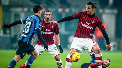 موعد مباراة ميلان والإنتر بالدوري الإيطالي والقناة الناقلة