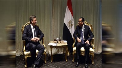 مدبولي يلتقي نظيره الكرواتي على هامش فعاليات قمة المناخ COP27