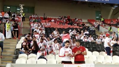 شاهد.. امتلاء مدرجات ستاد القاهرة قبل ساعات من انطلاق القمة 125