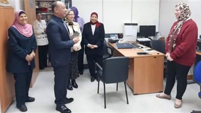 جولة تفقدية لرئيس سلطة الطيران المدني المصري بالمجلس الطبي الجوي
