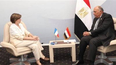 وزير الخارجية يستقبل نظيرته الفرنسية.. إشادة بتنظيم مؤتمر المناخ