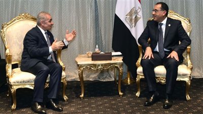 رئيس الوزراء يلتقي نظيره الفلسطيني على هامش قمة المناخ COP27