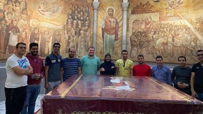 الكلية الإكليريكية اللاهوتية تحتفل بظهور رأس مارمرقس (صور)