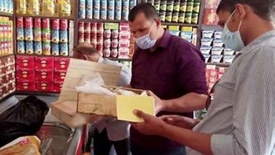 حملات تموينية مكبرة على الأسواق والمحلات التجارية بالمنيا