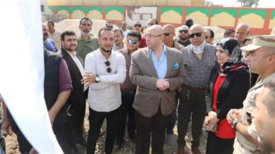 غنيم يتفقد مشروعات حياة كريمة ببني سويف
