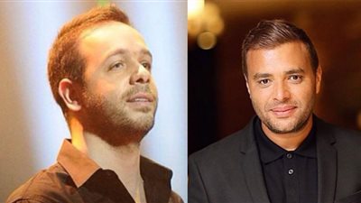 رامي صبري مع الموسيقار ميشيل فاضل في 