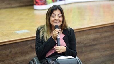 إيمان كريم تشدد على أخذ رأي الأشخاص ذوي الإعاقة فى وضع حلول للتغيرات المناخية