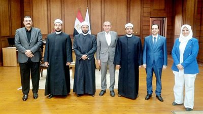 حملة توعية أسرية بجامعة كفرالشيخ