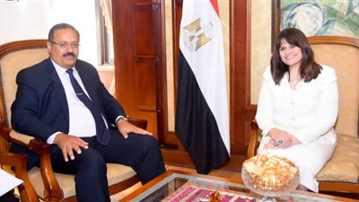 وزيرة الهجرة تلتقي سفير مصر في أوكرانيا لبحث أوضاع الجالية المصرية