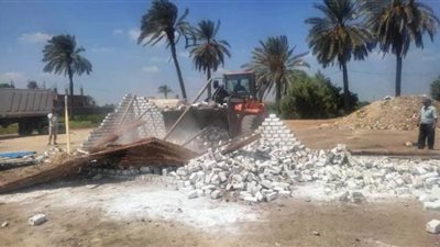 إزالة 49 حالة تعد بمساحة ٧ آلاف متر مباني و33 فدان زراعي بالشرقية