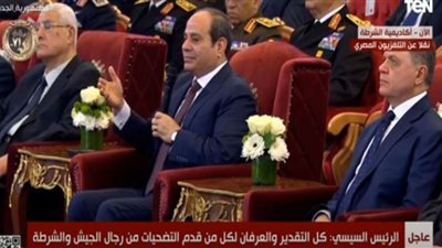 السيسي: استطعنا القضاء على موجة الإرهاب بنسبة تقترب من 100% (شاهد)