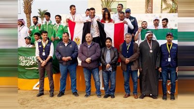 بالصور.. مصر تحصد المراكز الأولى بالتصفيات النهائية لكأس العالم لالتقاط الأوتاد فى الرمح