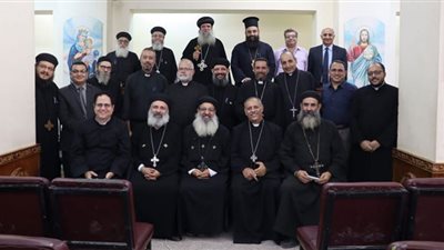 لجنة خدام الرعايا لمجلس كنائس مصر يلتقون بكنيسة العذراء في عزبة النخل