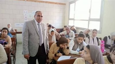 تعليم الغربية يتابع مدارس غرب طنطا