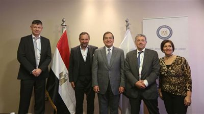 وزير البترول يلتقي مع رئيس شركة أسبن تك العالمية