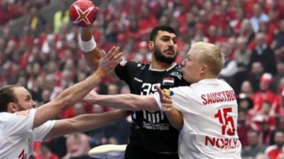 مونديال اليد.. منتخب مصر يتأخر أمام الدنمارك في الشوط الأول