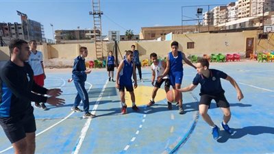 مهرجان رياضي لكرة السلة احتفالا بعيد كفر الشيخ القومي